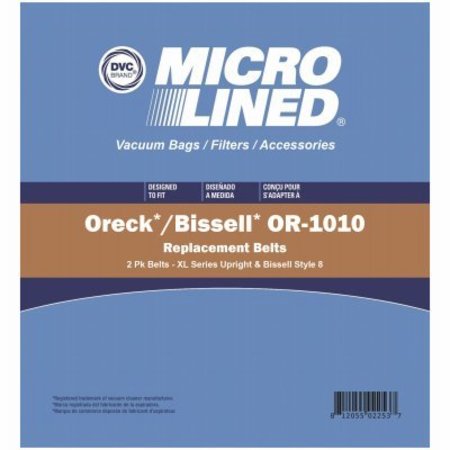 ESSCO 2PK Bissell Style 8Belt OR-1010